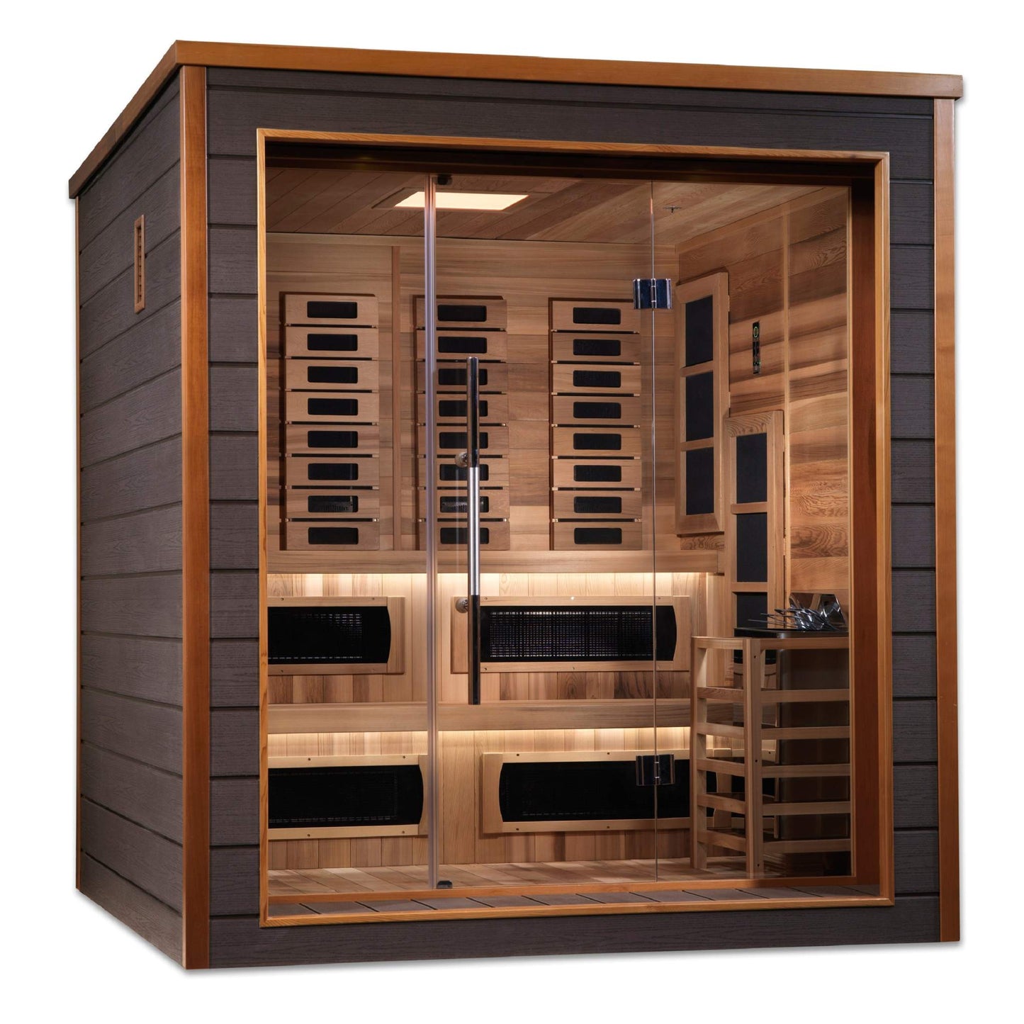 6 Person Hybrid Outdoor Sauna