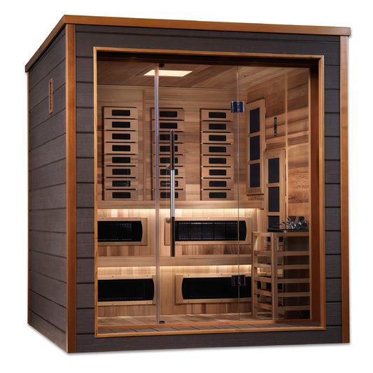 6 Person Hybrid Outdoor Sauna