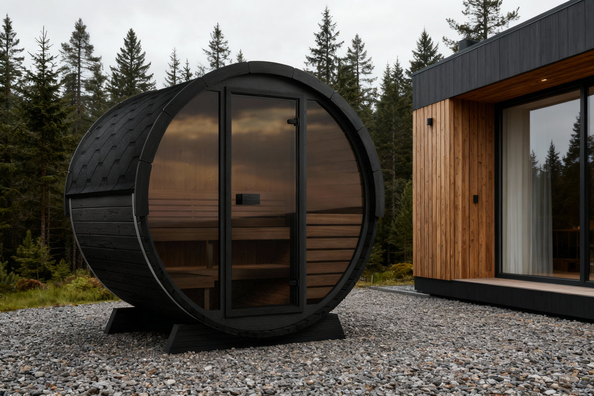 4 Person Barrel Sauna - EE6G