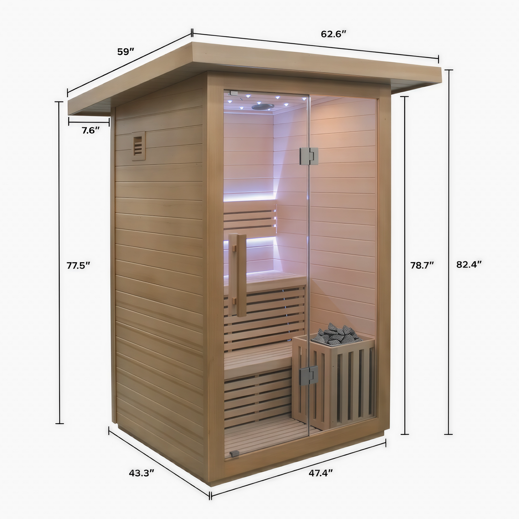 2 Person Sauna