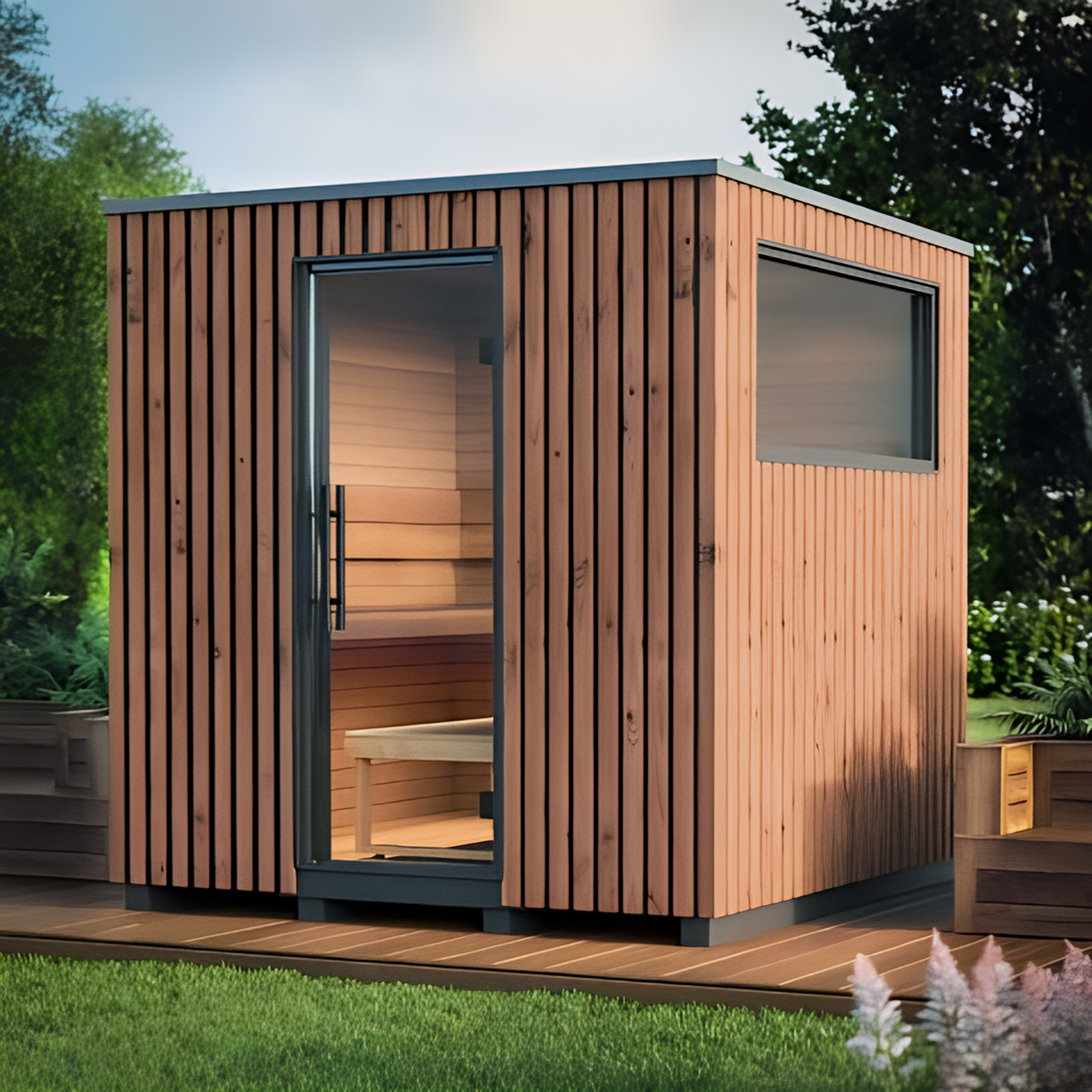 6 Person Outdoor Sauna