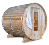 4 person barrel sauna