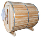 4 person barrel sauna