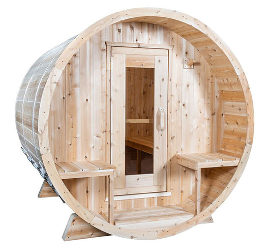 4 person barrel sauna kit