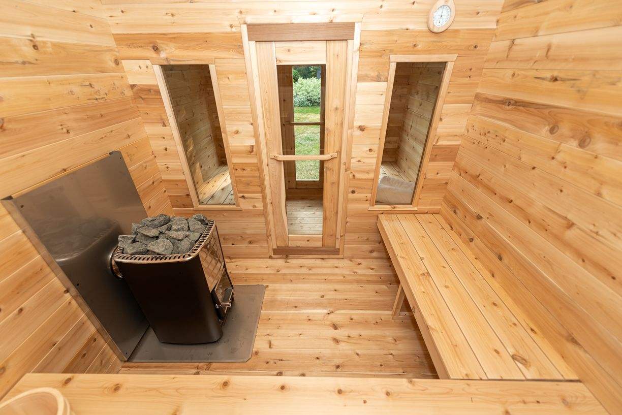 6 person cabin sauna