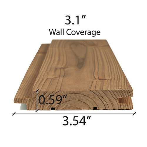 PROSAUNAS Thermo-Spruce 1x4 (15mm x 90mm) T&G STS4