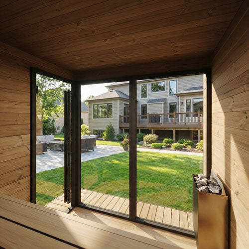 6 Person Outdoor Sauna - Model GL6