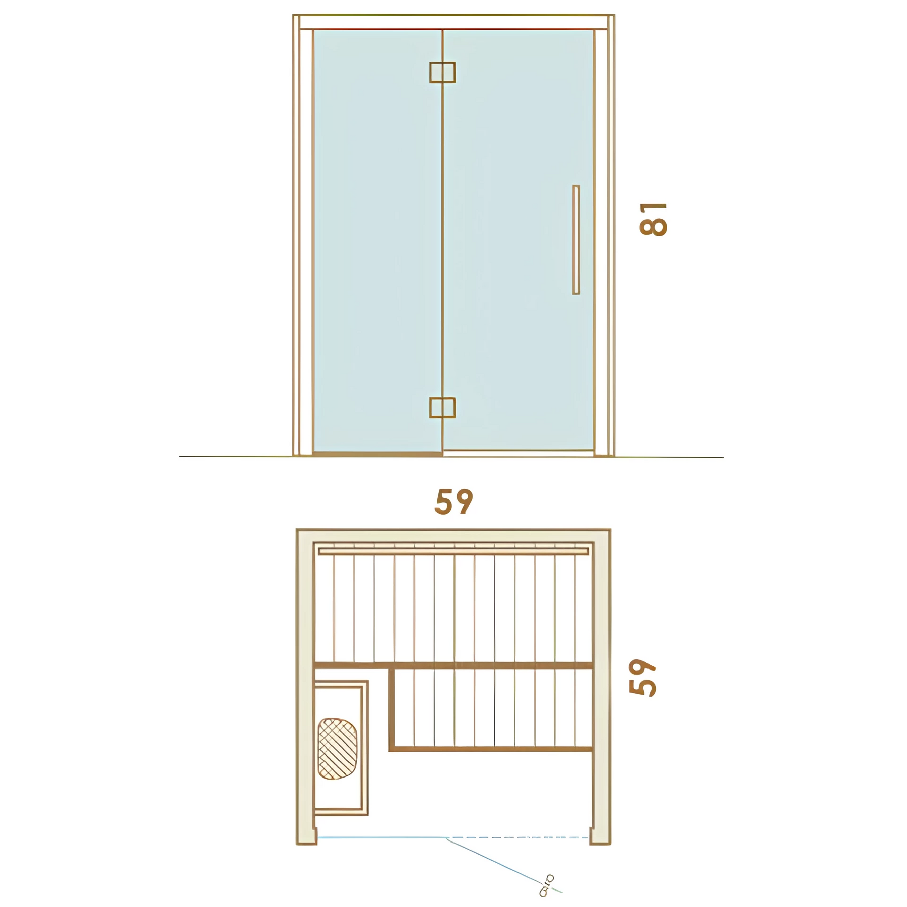 3 Person Indoor Sauna