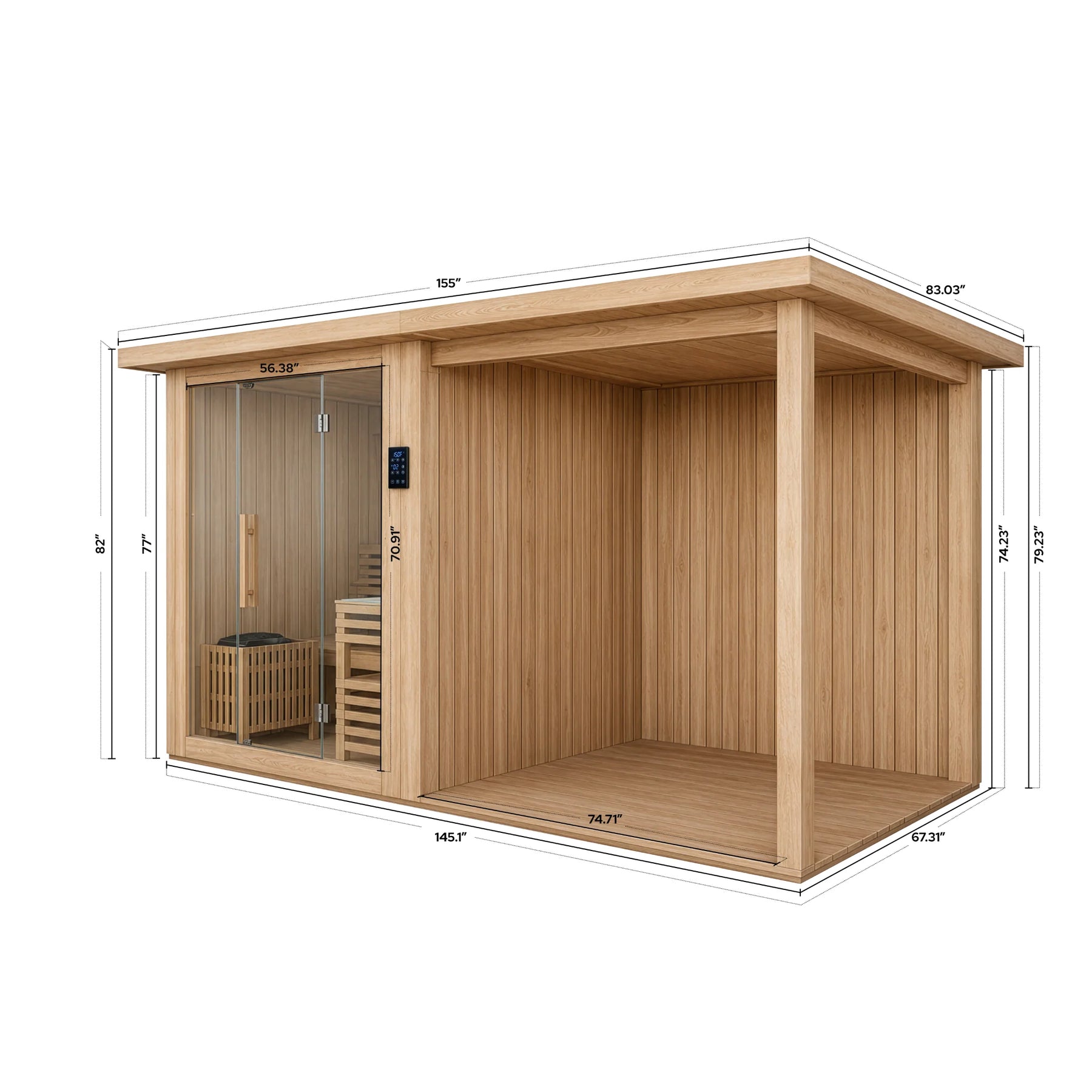 4 - 6 Person Sauna with Extension Kit - Revive