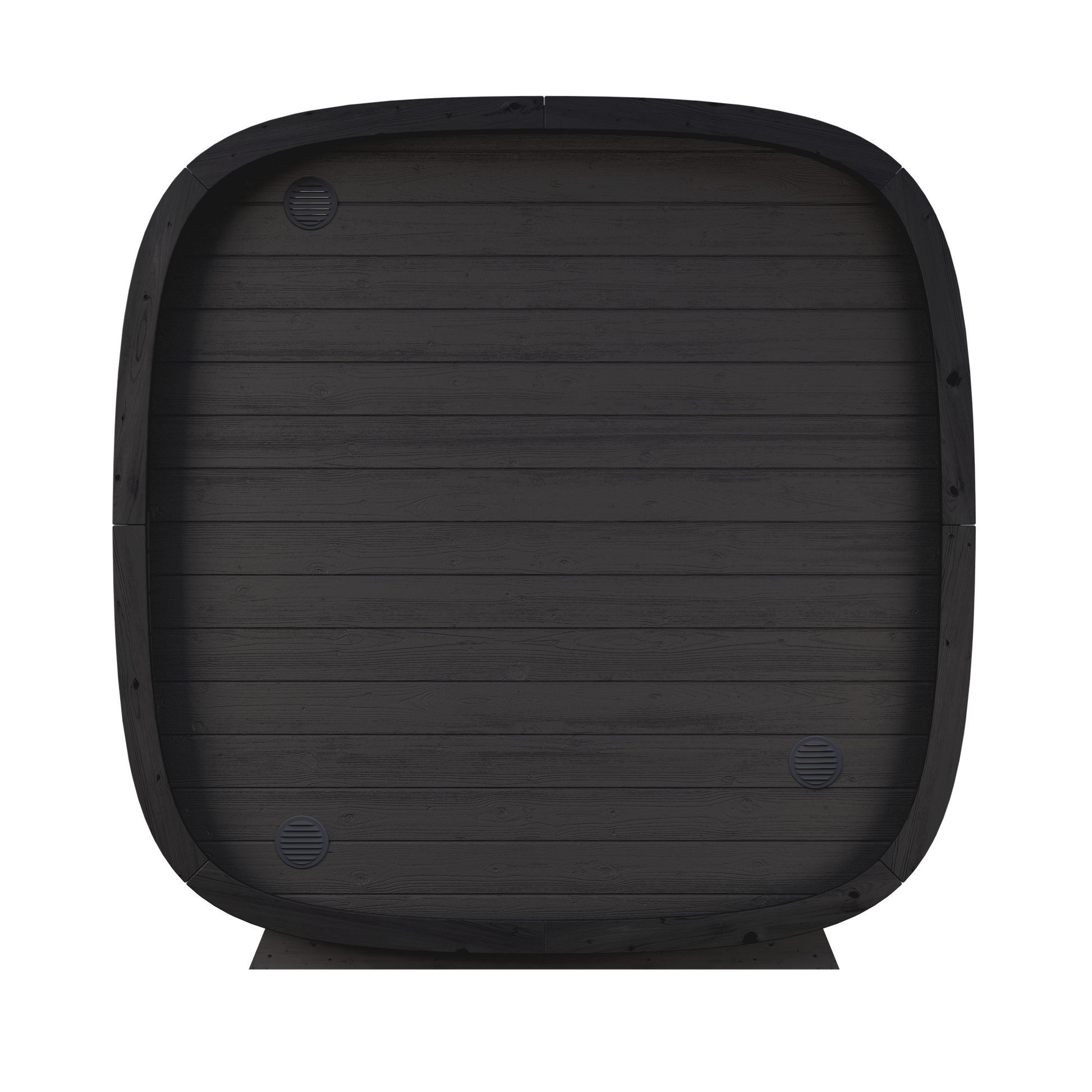 6 Person Outdoor Sauna - Leil® Black Cube Comfort