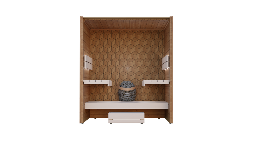 4 Person Indoor Sauna - Leil® Como 4-180