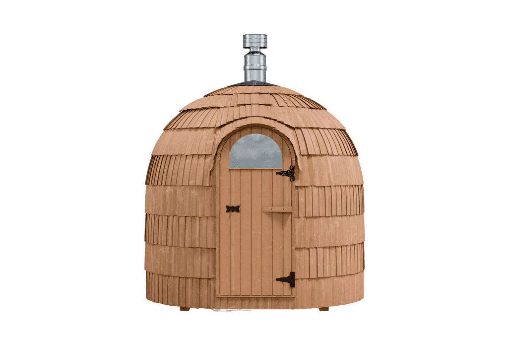4 Person Outdoor Sauna - Iglucraft Single
