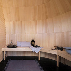 5 Person Outdoor Sauna - Iglucraft Double