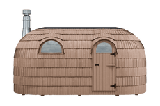 5 Person Outdoor Sauna - Iglucraft Double