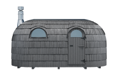 5 Person Outdoor Sauna - Iglucraft Double