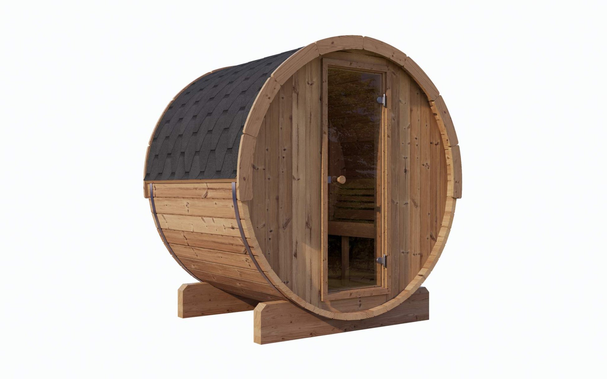 3 Person Barrel Sauna - SaunaLife E6