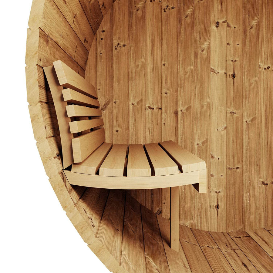 3 Person Barrel Sauna - SaunaLife E6
