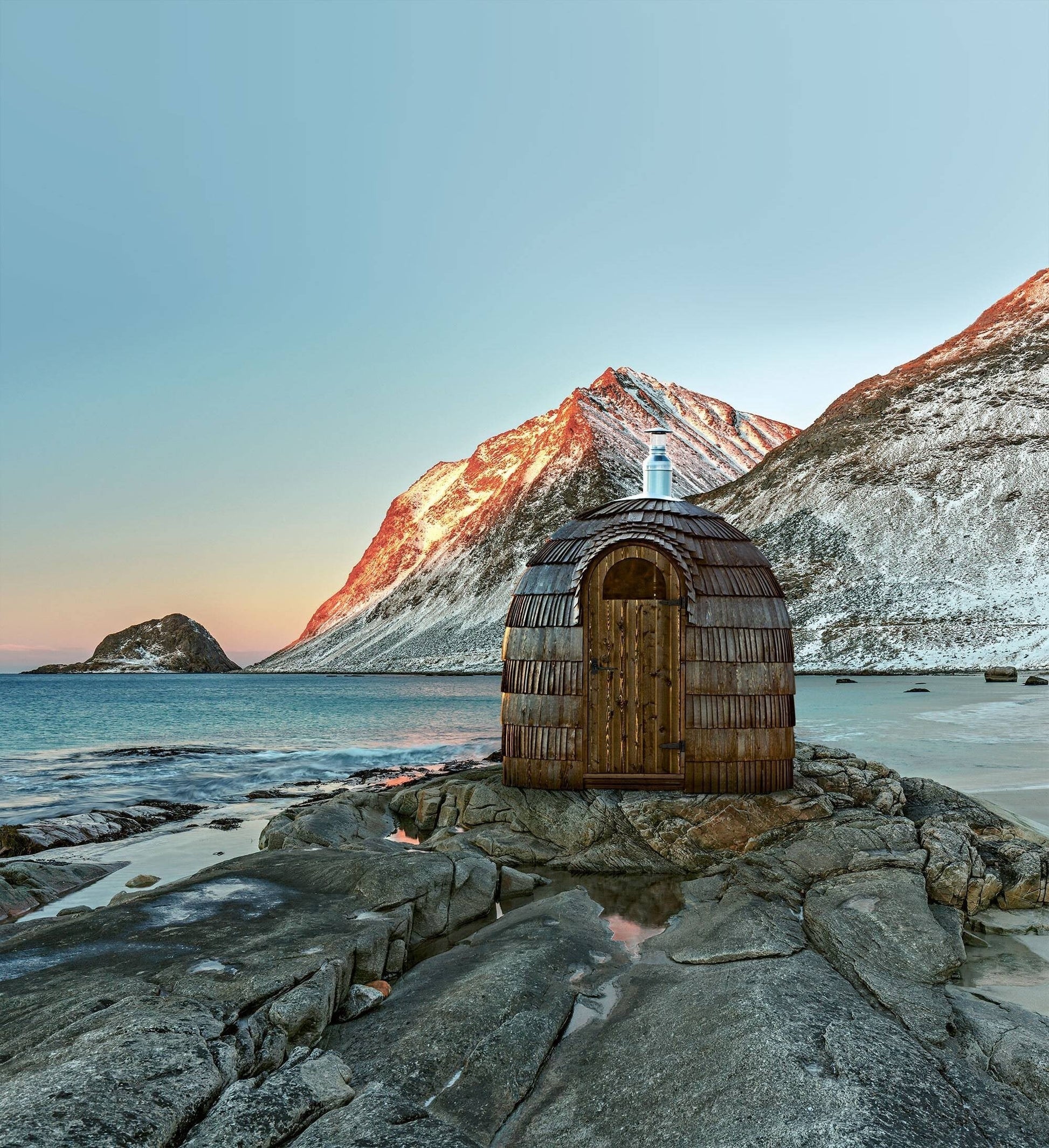 4 Person Outdoor Sauna - Iglucraft Single