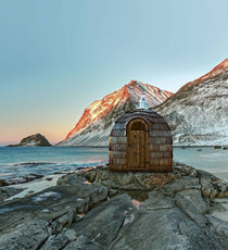 4 Person Outdoor Sauna - Iglucraft Single