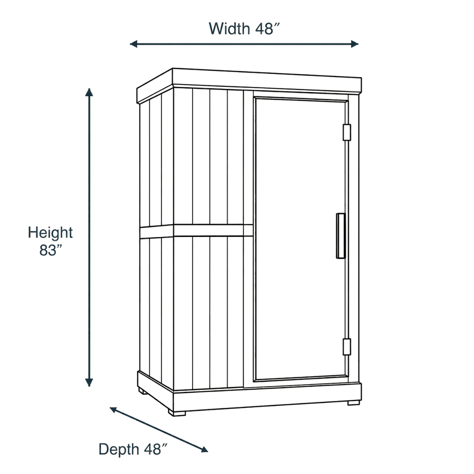 2 Person Infrared & Steam Sauna Combo - FD-4 dimensions diagram