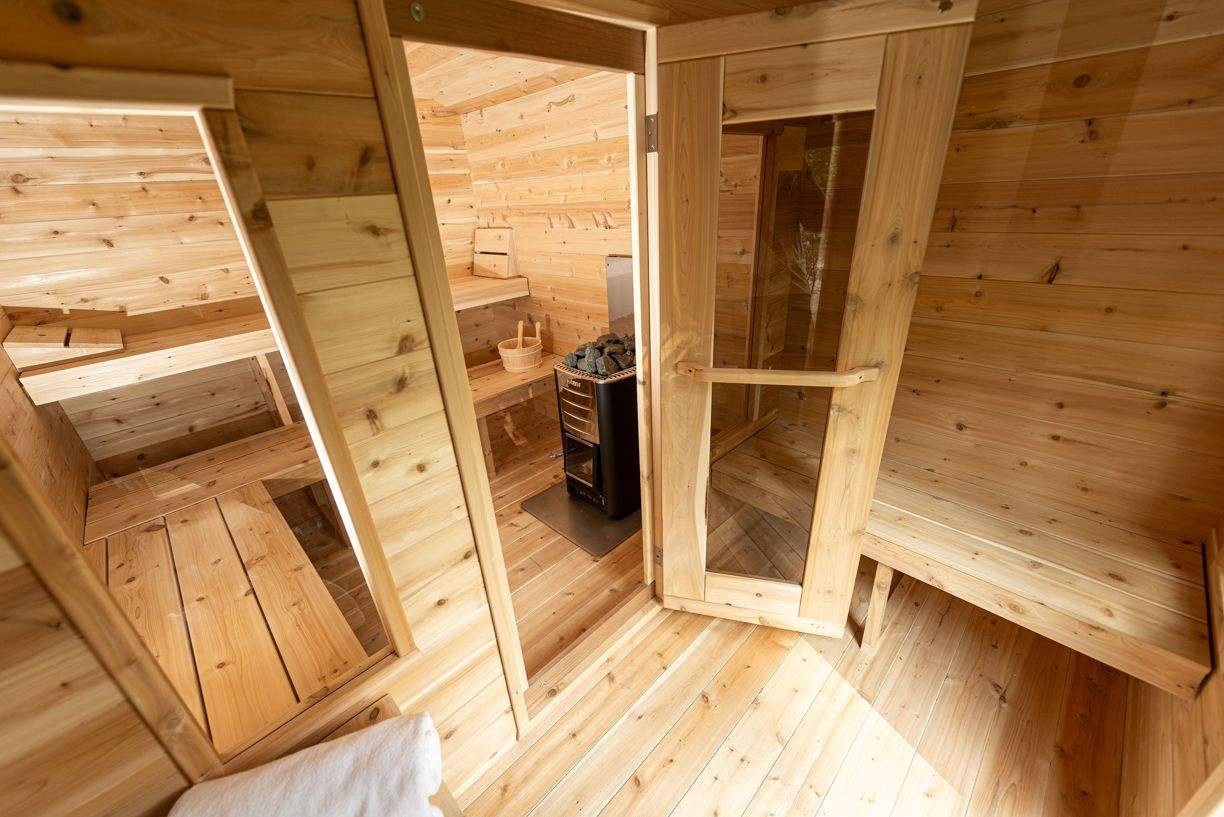 6 person cabin sauna