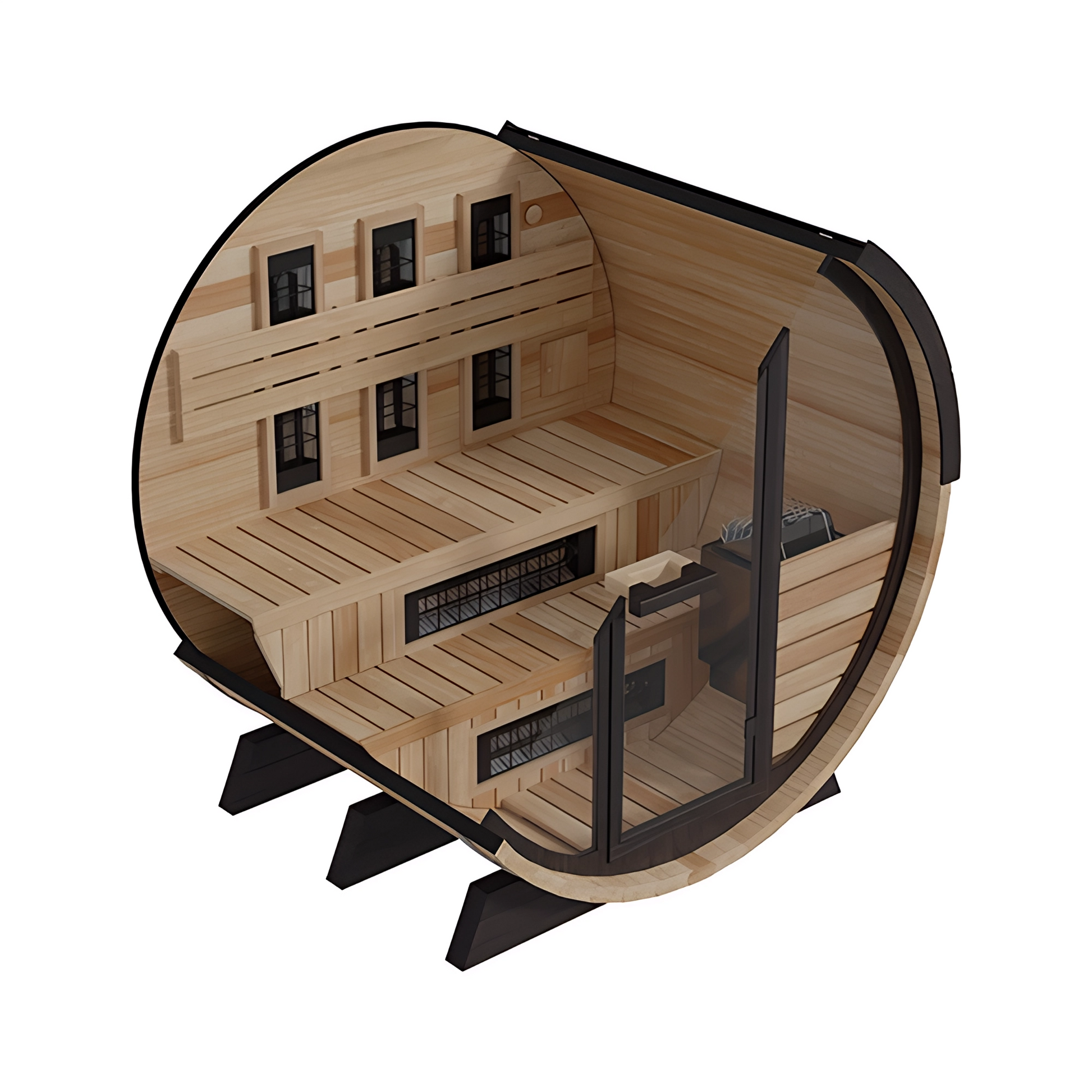 4 Person Hybrid Sauna - FD-7 (Thermo-Aspen)