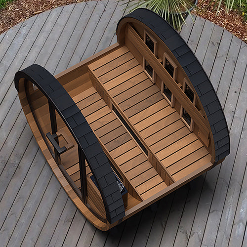 4 Person Hybrid Sauna - FD-6 (Cedar)