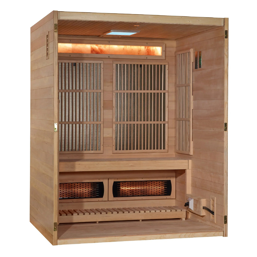 3 Person Hybrid Indoor Sauna