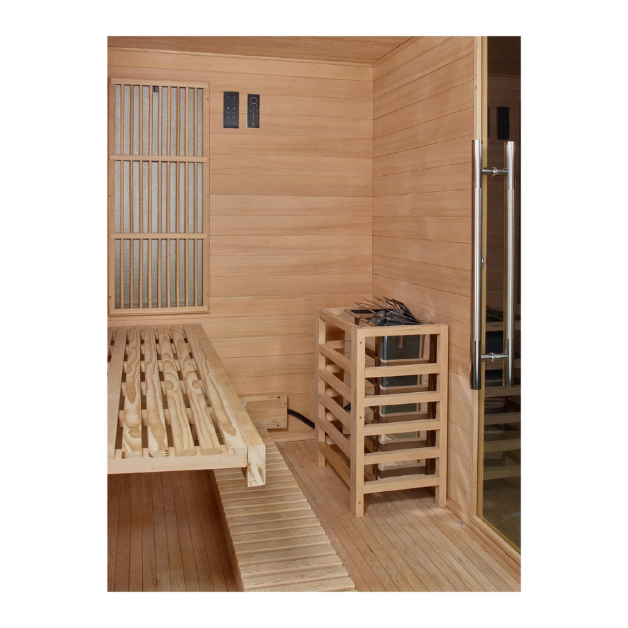 3 Person Hybrid Indoor Sauna