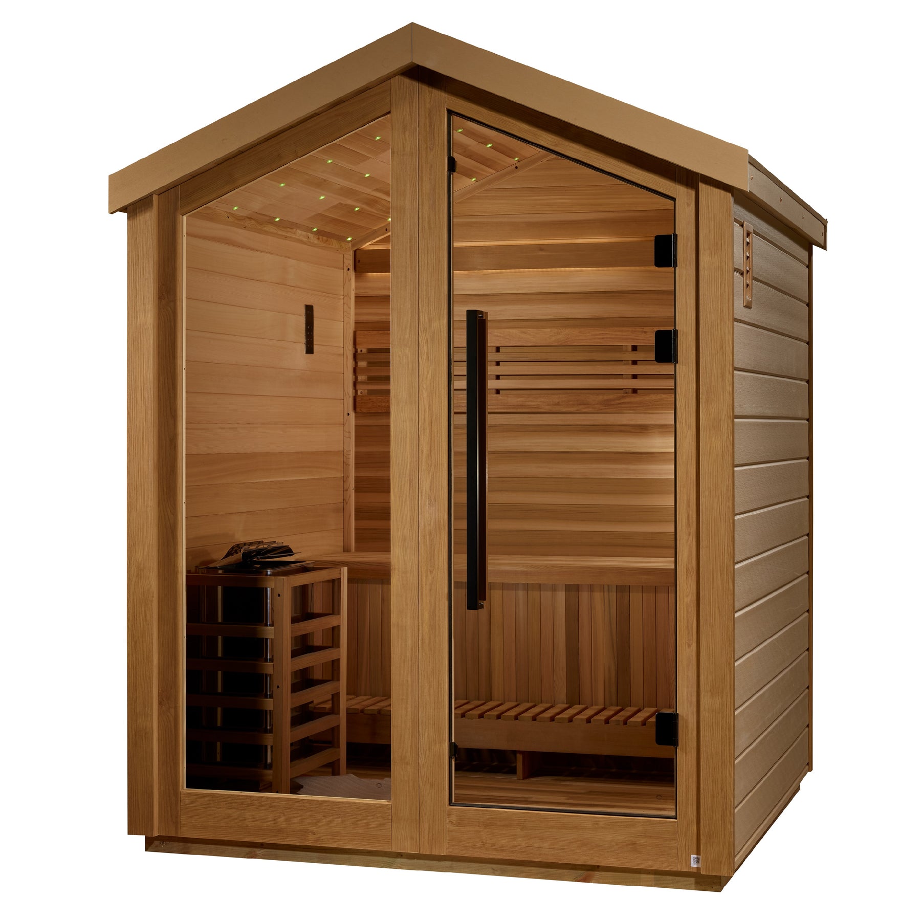 3 person outdoor traditional sauna