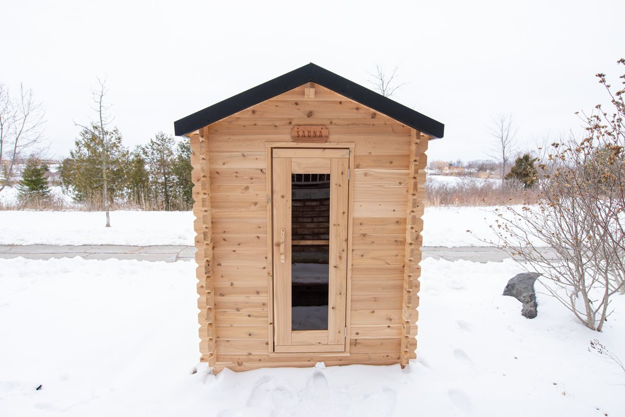 3 person cabin sauna