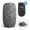 HUUM Hive Mini 10.6kW Heater, HUUM UKU Wi-Fi Control, and Stones