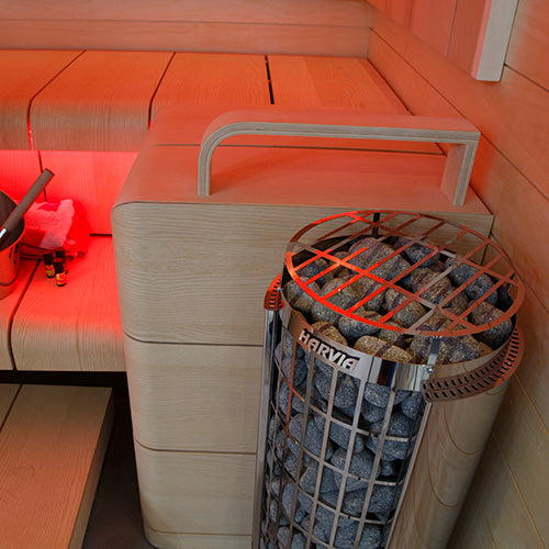 Harvia Cilindro PC60E 6kW Heater with Stones