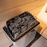 Harvia KIP60W 6kW Heater with Xenio CX170, WiFi Remote, and Stones