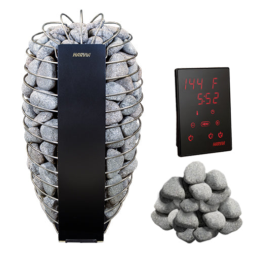 Harvia Spirit SP80E 8kW electric sauna heater with Wi-Fi control and safety features