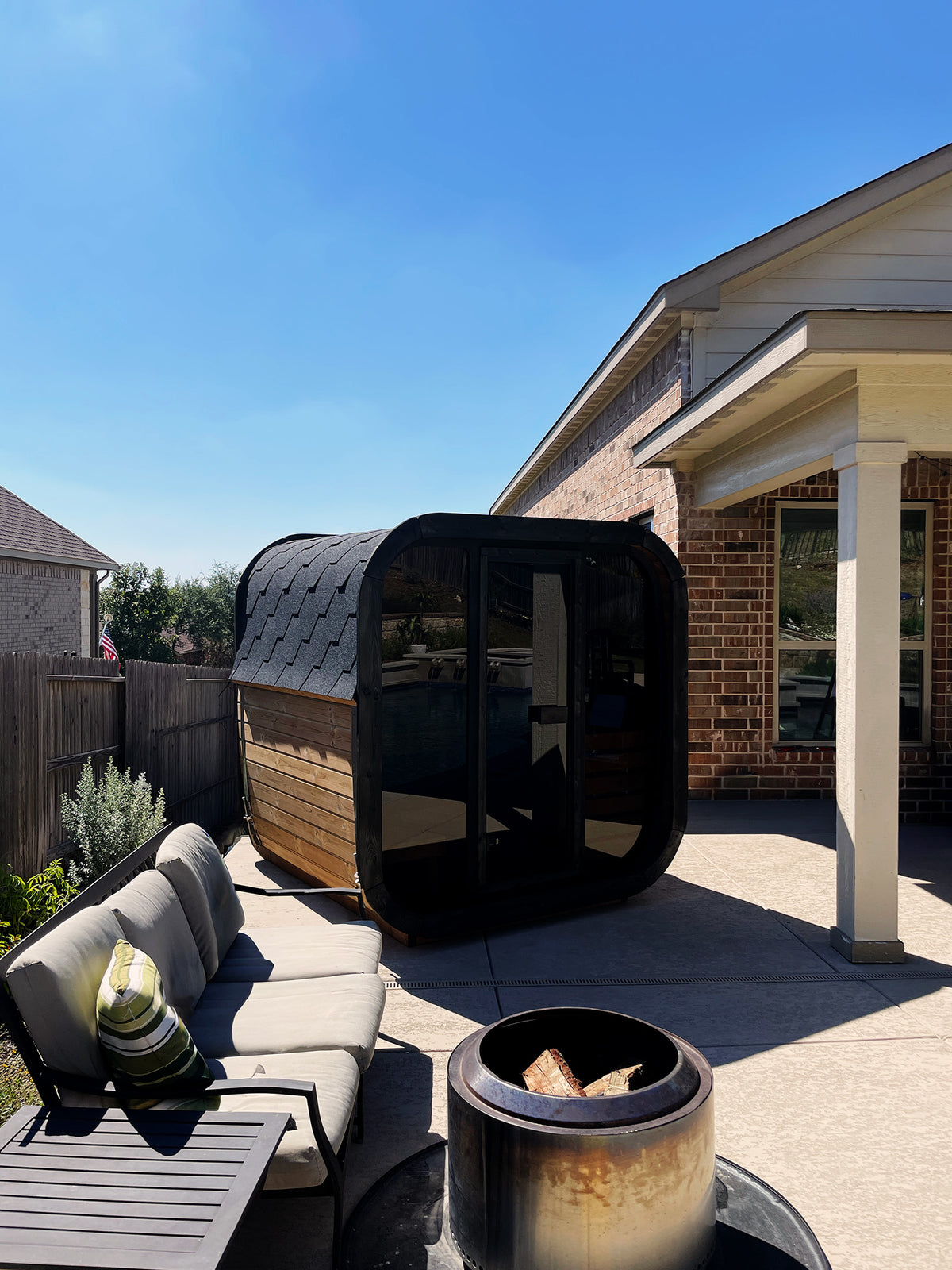 4 Person Outdoor Sauna - Model CL5G