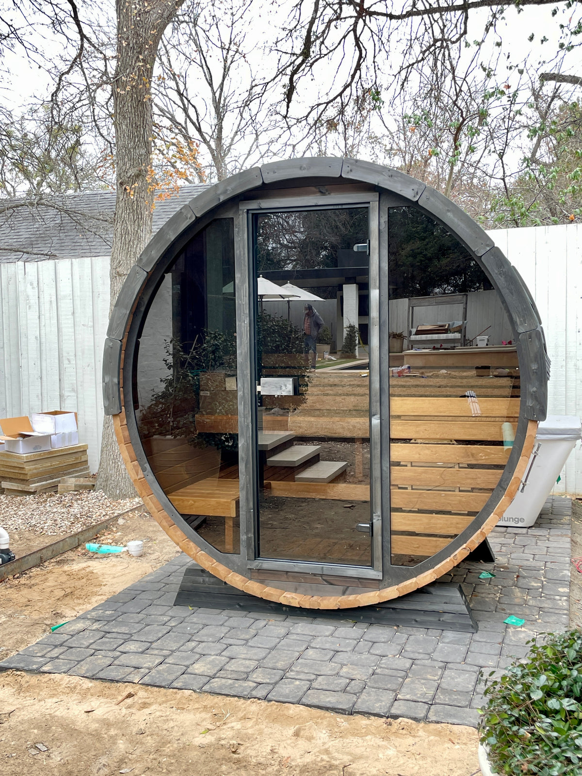 4 Person Barrel Sauna - EE6G