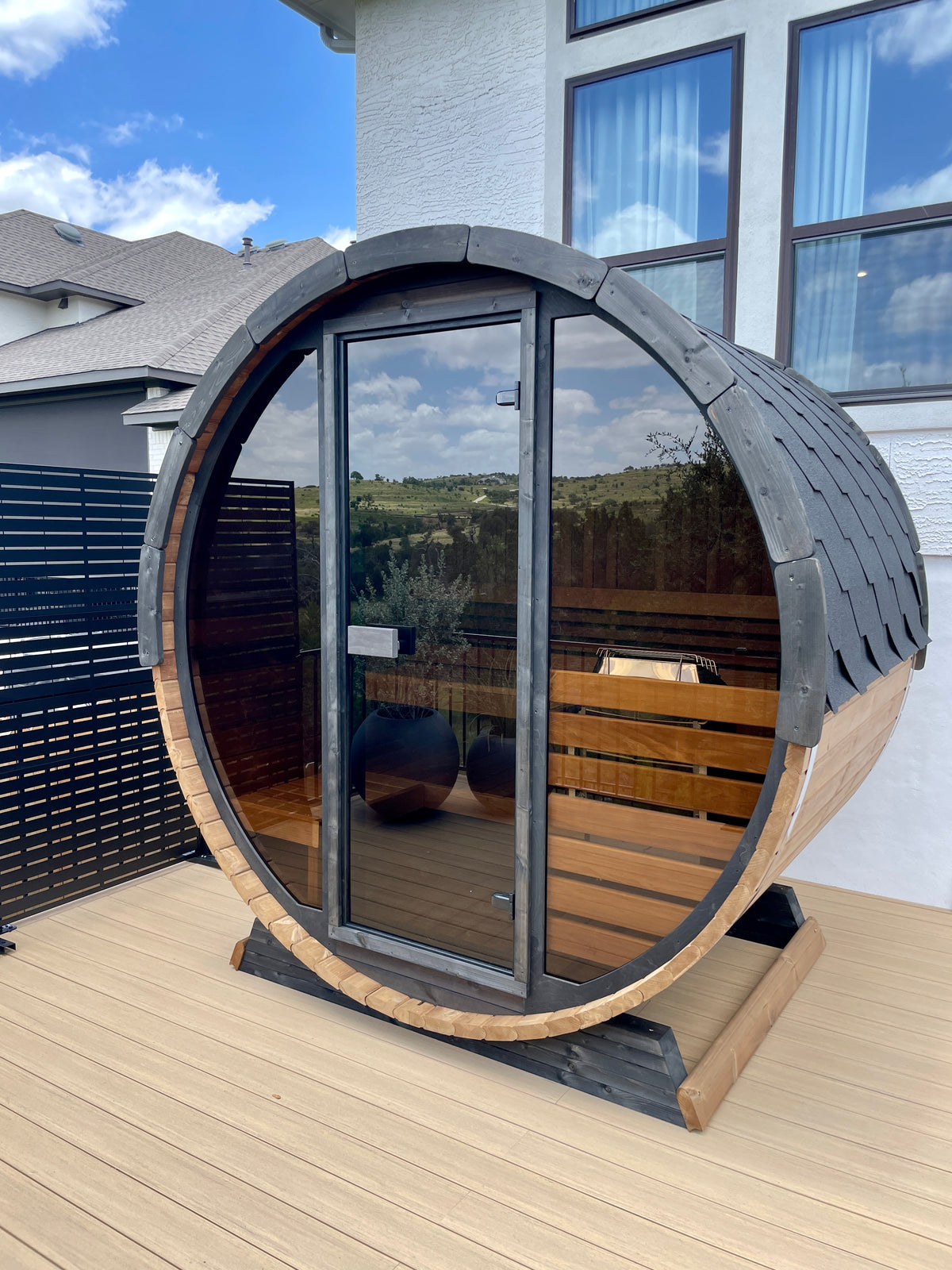 4 Person Barrel Sauna - EE6G