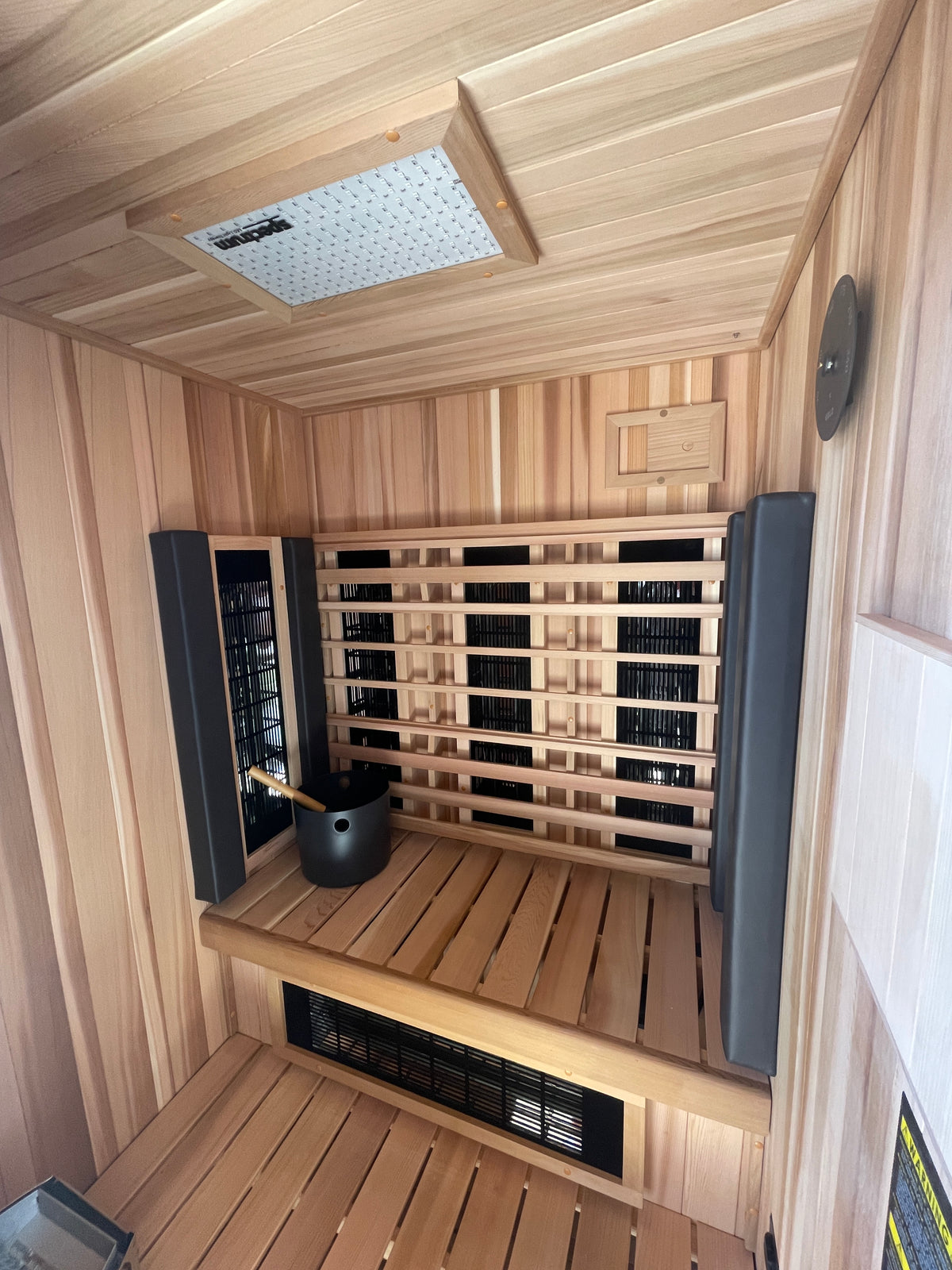 2 Person FD-4 Trinity Infrared & Steam Sauna Combo