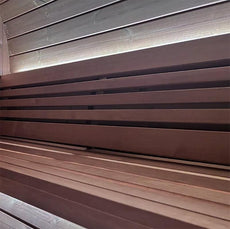 4 Person Barrel Sauna w/ Rear Window - E7W