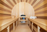 4 person barrel sauna
