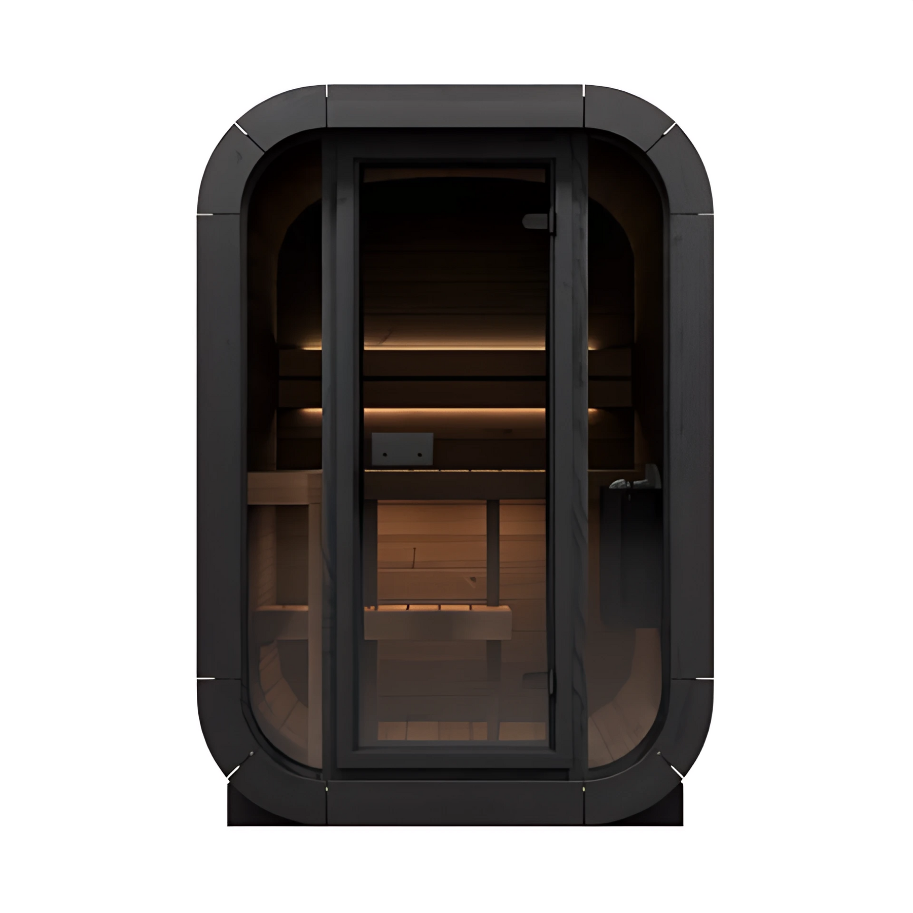 1-2 Person Outdoor Cube Sauna, CL3G, Öli Saunas