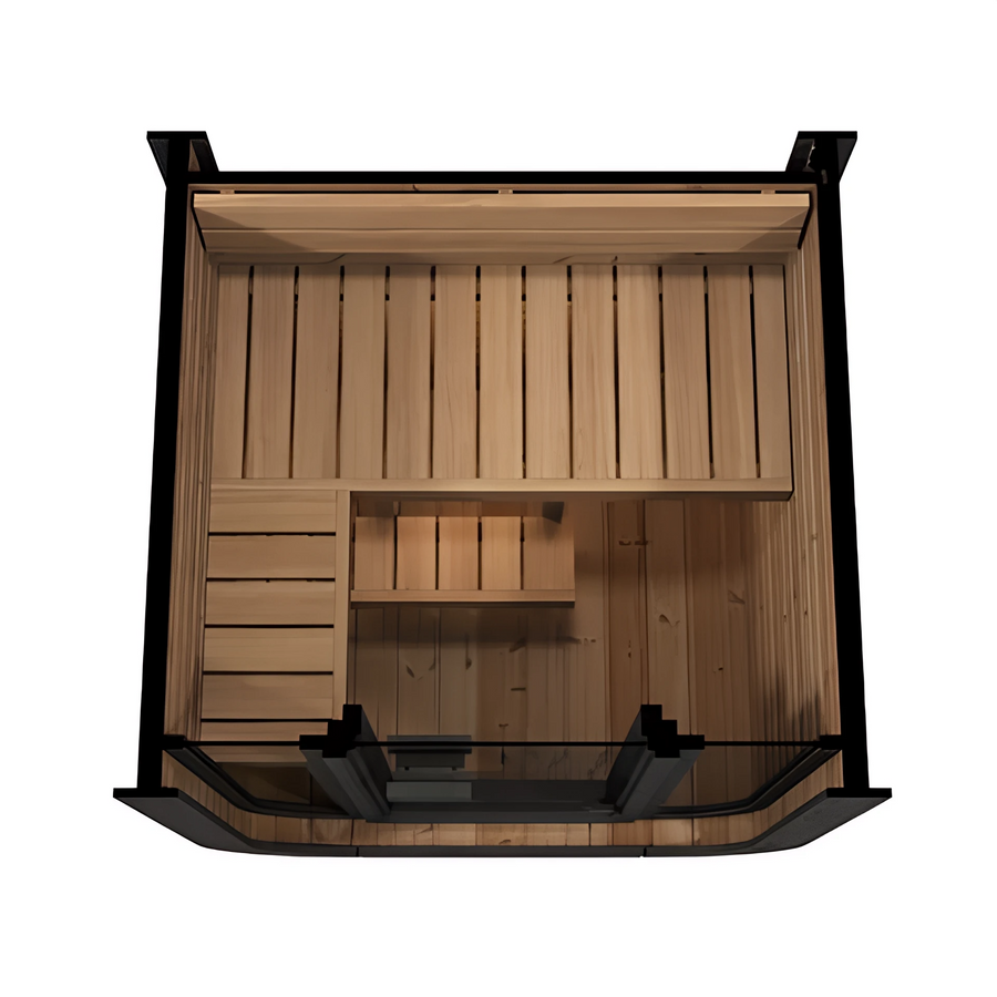 1-2 Person Outdoor Cube Sauna, CL3G, Öli Saunas