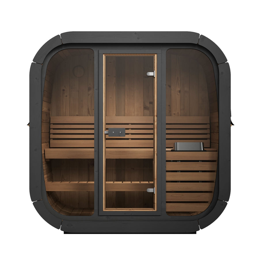 2 Person Outdoor Cube Sauna, CL4G, Öli Saunas