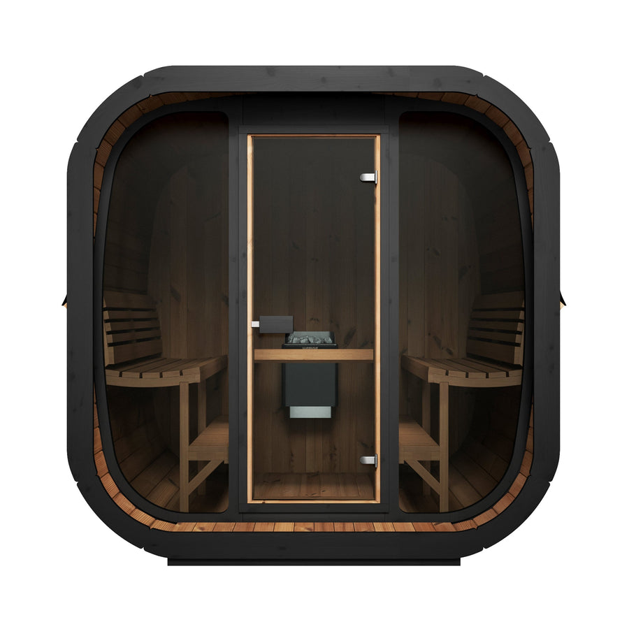 6 Person Outdoor Cube Sauna, CL7G, Öli Saunas