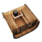 6 Person Outdoor Cube Sauna, CL7G, Öli Saunas