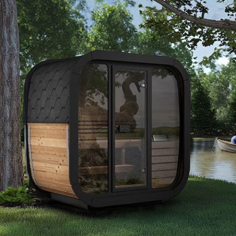 2 Person Outdoor Cube Sauna, CL4G, Öli Saunas