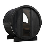 2 Person Barrel Sauna w/ Rear Window - E6W