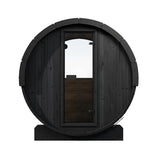 2 Person Barrel Sauna w/ Rear Window - E6W