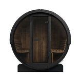 4 Person Barrel Sauna w/ Front Window - E7G